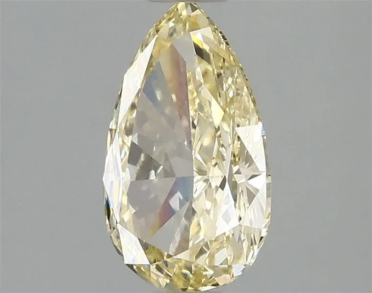 1.58ct Pear Lab Grown Diamond (Colour Fancy Yellow, Clarity VVS2, IGI Certified)