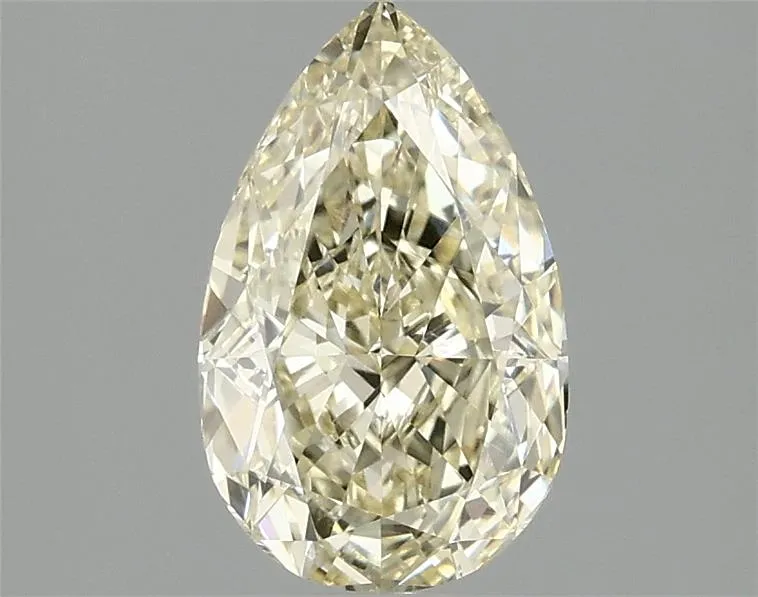 1.58ct Pear Lab Grown Diamond (Colour Fancy Yellow, Clarity VVS2, IGI Certified)