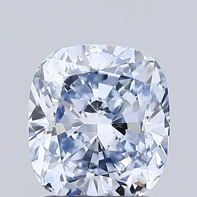 1.59ct Cushion modified Lab Grown Diamond (Colour Fancy Blue, Clarity VS1, IGI Certified)