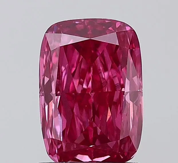 1.59ct Cushion modified Lab Grown Diamond (Colour Fancy Vivid Pink, Clarity VS2, IGI Certified)