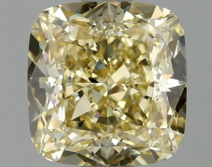 1.59ct Cushion modified Lab Grown Diamond (Colour Fancy Yellow, Clarity VS1, IGI Certified)