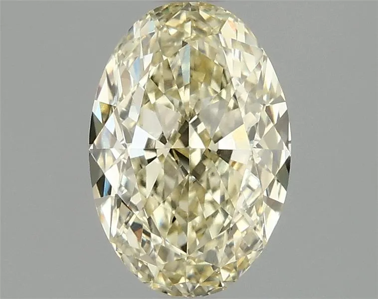 1.59ct Oval Lab Grown Diamond (Colour Fancy Yellow, Clarity VVS2, IGI Certified)