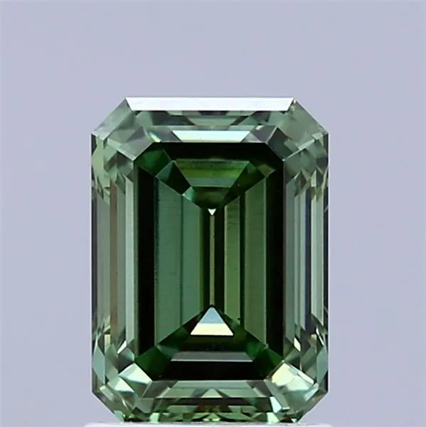 1.64ct Emerald Lab Grown Diamond (Colour Fancy Vivid Green, Clarity VS2, IGI Certified)