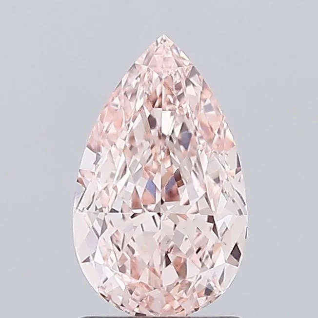 1.65ct Pear Lab Grown Diamond (Colour Fancy Intense Pink, Clarity VS1, IGI Certified)