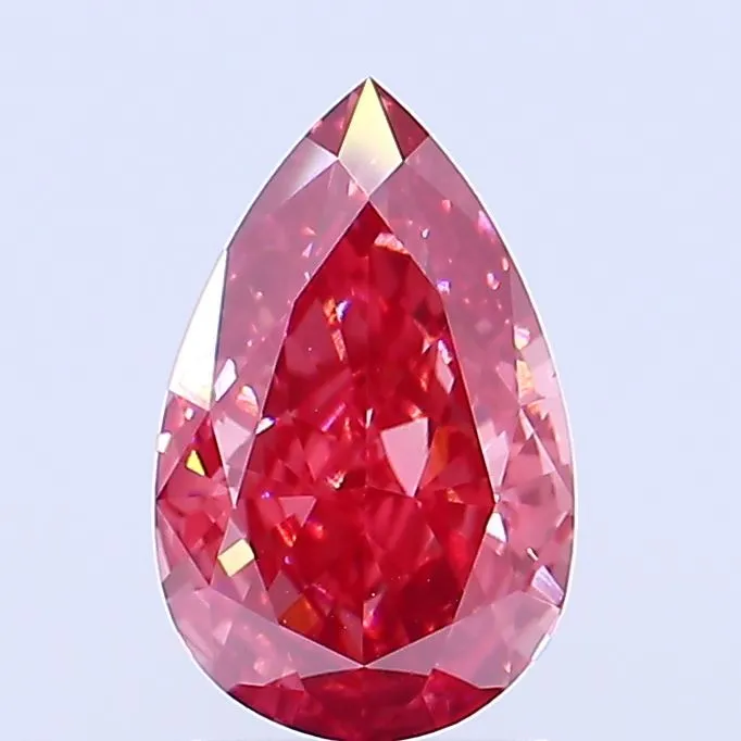 1.65ct Pear Lab Grown Diamond (Colour Fancy Vivid Pink, Clarity VS1, Uncertified)
