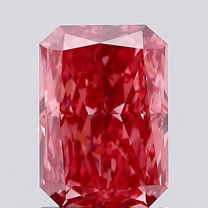 1.65ct Radiant Lab Grown Diamond (Colour Fancy Vivid Pink, Clarity VVS1, IGI Certified)