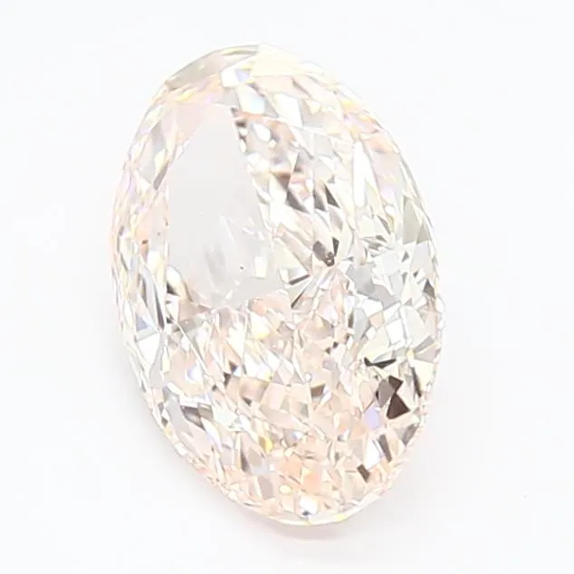 1.68ct Oval Lab Grown Diamond (Colour Fancy Light Pink, Clarity VS2, IGI Certified)