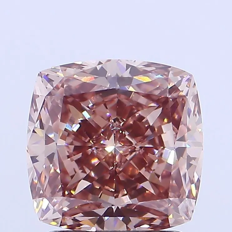 1.69ct Cushion brilliant Lab Grown Diamond (Colour Fancy Intense Pink, Clarity VS2, Uncertified)