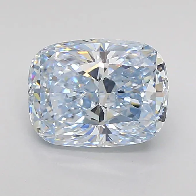 1.71ct Cushion modified Lab Grown Diamond (Colour Fancy Blue, Clarity VVS2, IGI Certified)