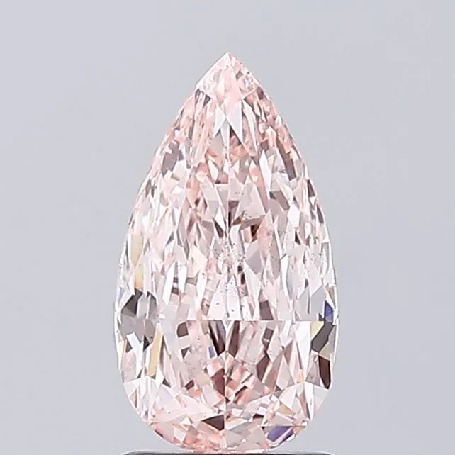 1.73ct Pear Lab Grown Diamond (Colour Fancy Intense Pink, Clarity SI1, IGI Certified)
