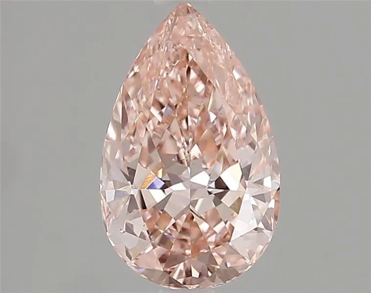 1.76ct Pear Lab Grown Diamond (Colour Fancy Vivid Pink, Clarity VVS2, IGI Certified)