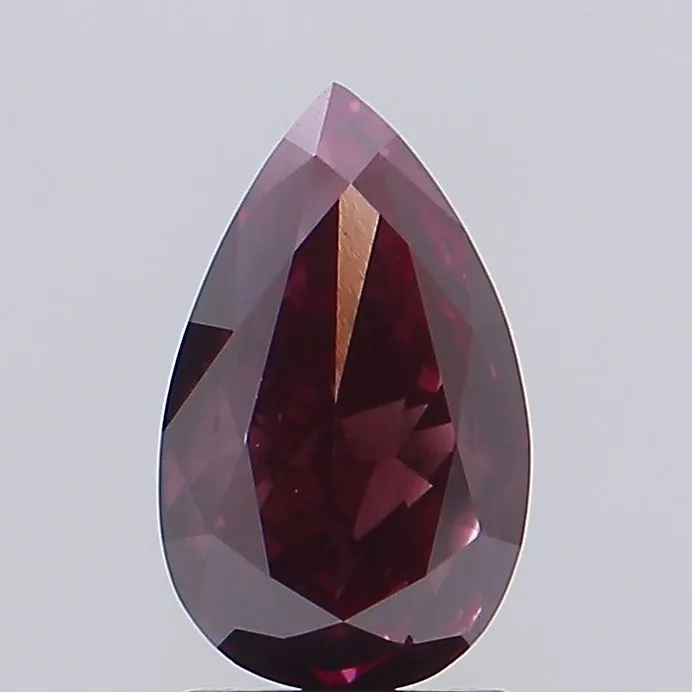 1.78ct Pear Lab Grown Diamond (Colour Fancy Vivid Pink, Clarity VS2, Uncertified)