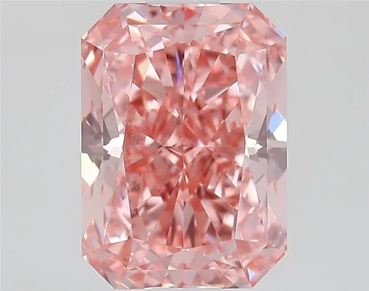 1.92ct Radiant Lab Grown Diamond (Colour Fancy Vivid Pink, Clarity VVS2, IGI Certified)