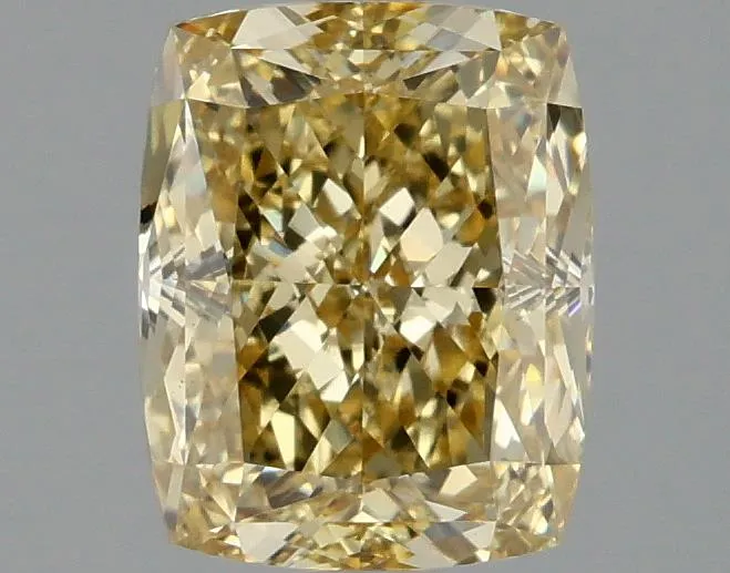 1.96ct Cushion modified Lab Grown Diamond (Colour Fancy Intense Yellow, Clarity VS1, IGI Certified)
