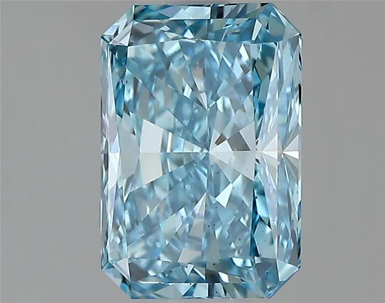 1.98ct Radiant Lab Grown Diamond (Colour Fancy Vivid Blue, Clarity VS2, IGI Certified)