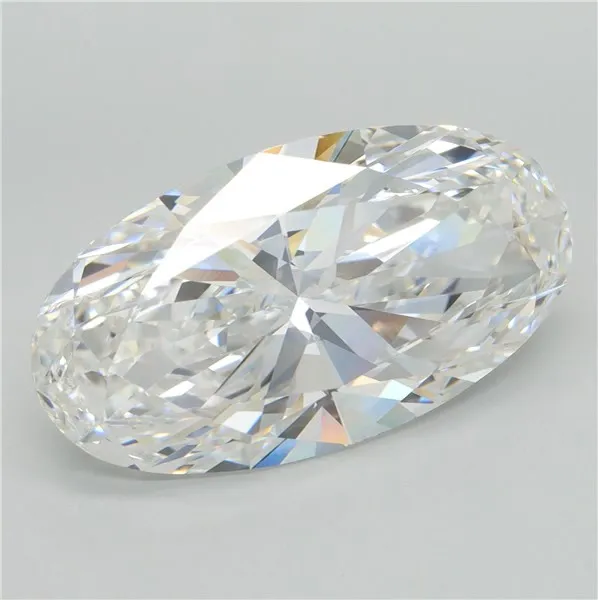 10.10ct Oval Lab Grown Diamond (Colour E, Clarity VVS2, IGI Certified)