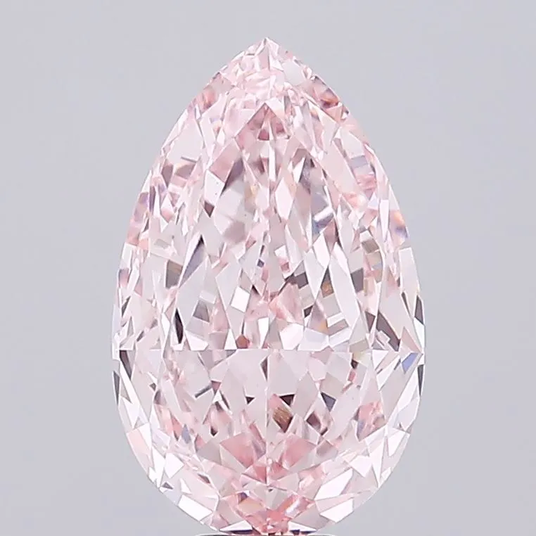 11.03ct Pear Lab Grown Diamond (Colour Fancy Intense Pink, Clarity VVS2, IGI Certified)