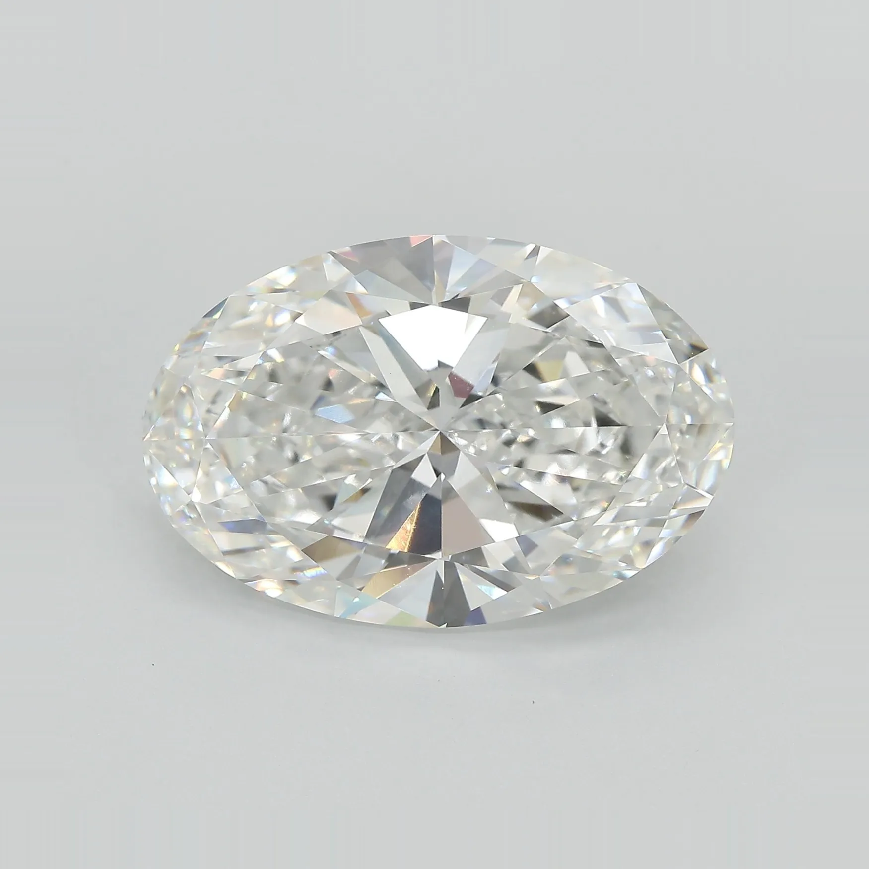 12.09ct Oval Lab Grown Diamond (Colour G, Clarity VVS2, IGI Certified)