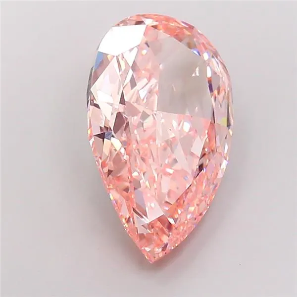 13.39ct Pear Lab Grown Diamond (Colour Fancy Intense Pink, Clarity VS1, IGI Certified)