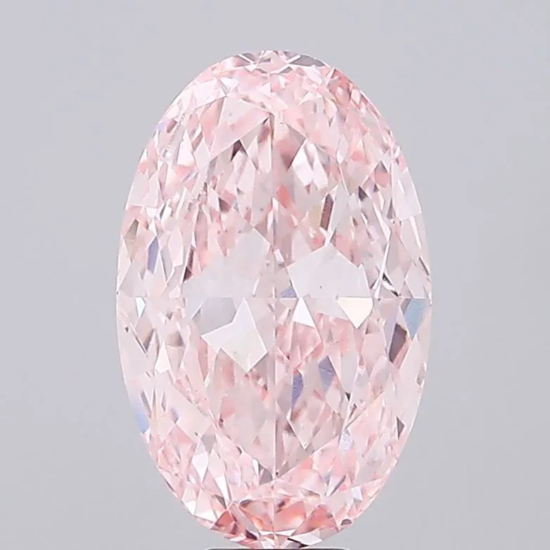14.52ct Oval Lab Grown Diamond (Colour Fancy Intense Pink, Clarity VS1, IGI Certified)