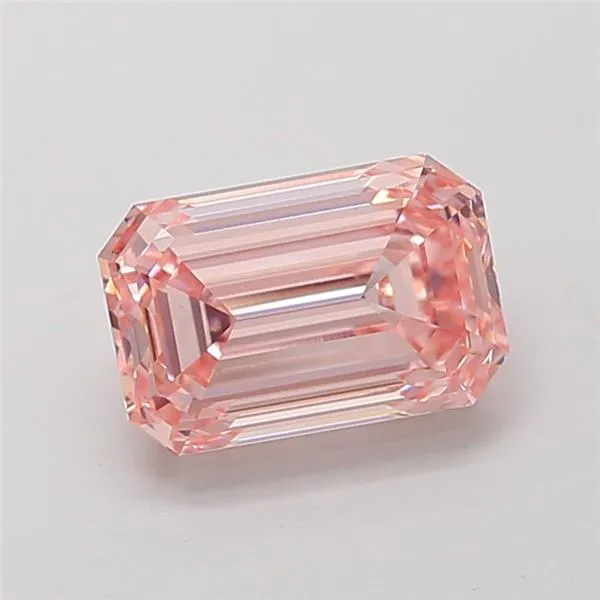 2.00ct Emerald Lab Grown Diamond (Colour Fancy Intense Pink, Clarity VVS2, IGI Certified)