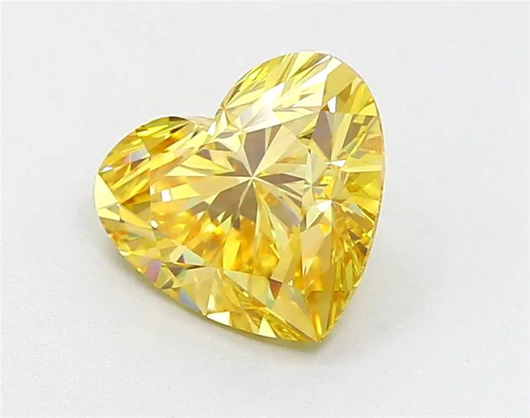 2.00ct Heart Lab Grown Diamond (Colour Fancy Intense Yellow, Clarity VS1, IGI Certified)