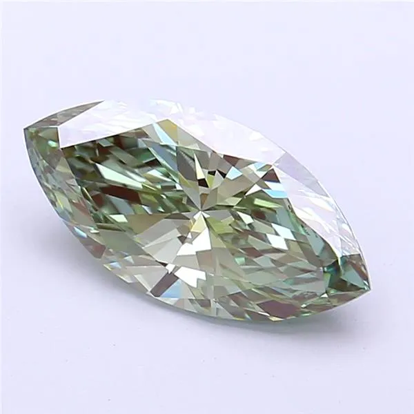 2.00ct Marquise Lab Grown Diamond (Colour Fancy Vivid Green, Clarity VVS2, IGI Certified)