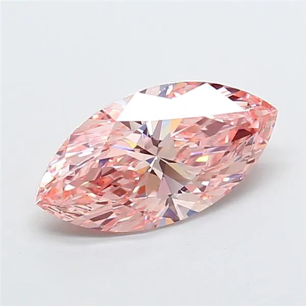 2.00ct Marquise Lab Grown Diamond (Colour Fancy Vivid Pink, Clarity VS1, IGI Certified)