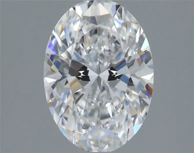 2.00ct Oval Lab Grown Diamond (Colour D, Clarity VVS1, IGI Certified)