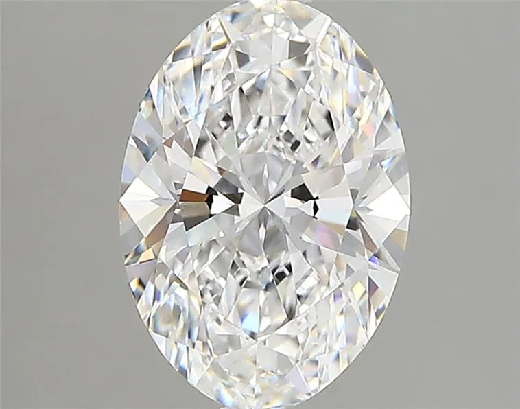 2.00ct Oval Lab Grown Diamond (Colour D, Clarity VVS1, IGI Certified)