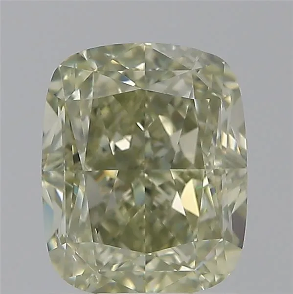 2.01ct Cushion modified Natural Diamond (Colour Fancy Yellow, Clarity SI1, GIA Certified)