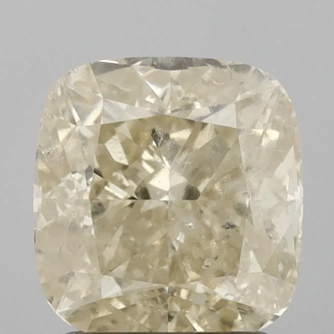 2.01ct Cushion modified Natural Diamond (Colour Yellow, Clarity SI2, Cut GD, IGI Certified)