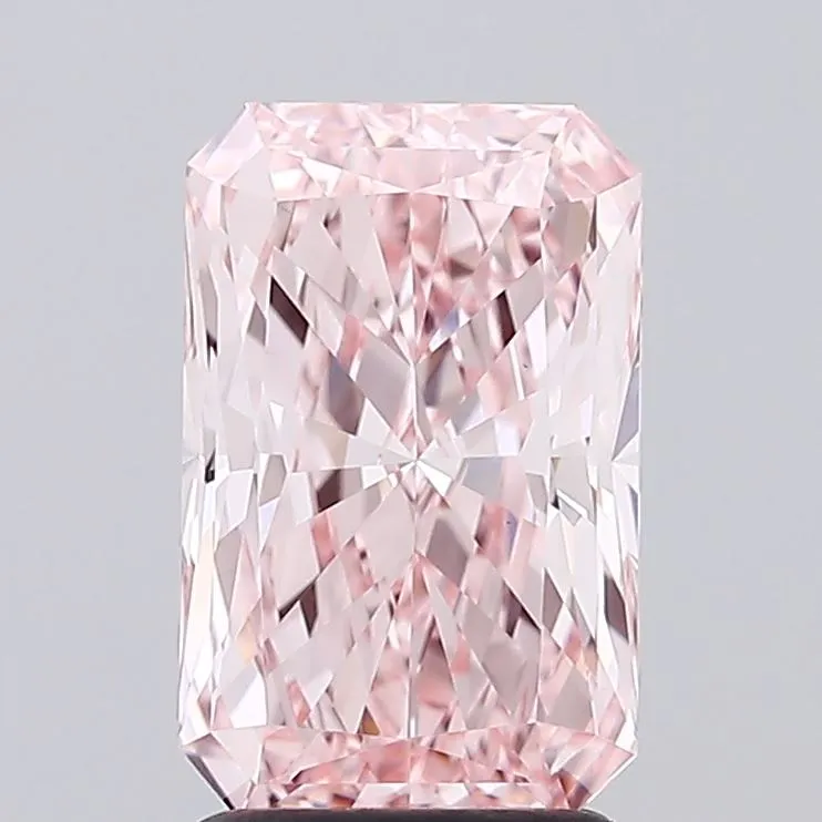2.01ct Radiant Lab Grown Diamond (Colour Fancy Vivid Pink, Clarity VS1, IGI Certified)