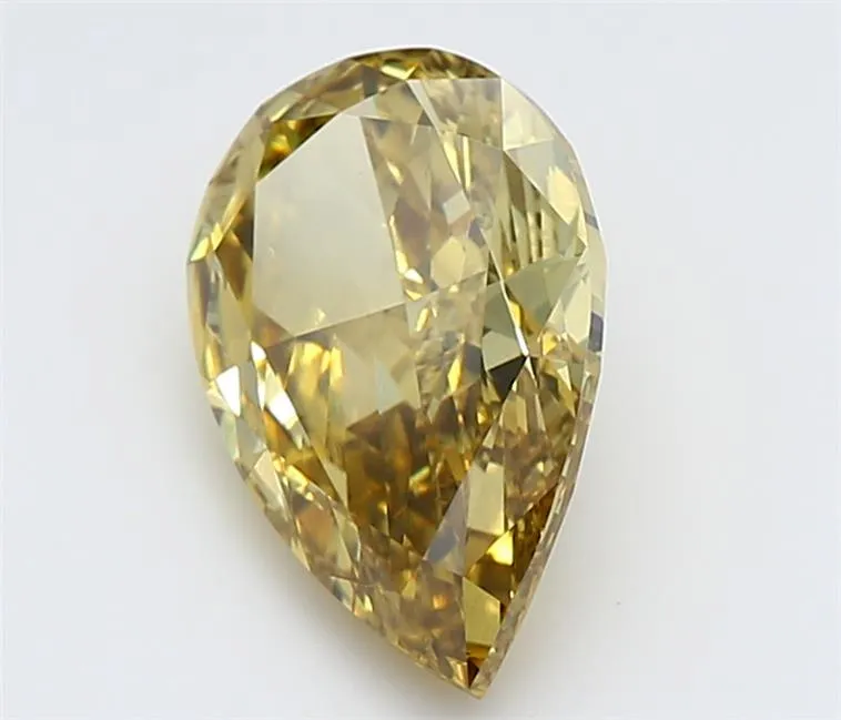 2.02ct Pear Lab Grown Diamond (Colour Fancy Vivid Yellow, Clarity VVS2, IGI Certified)