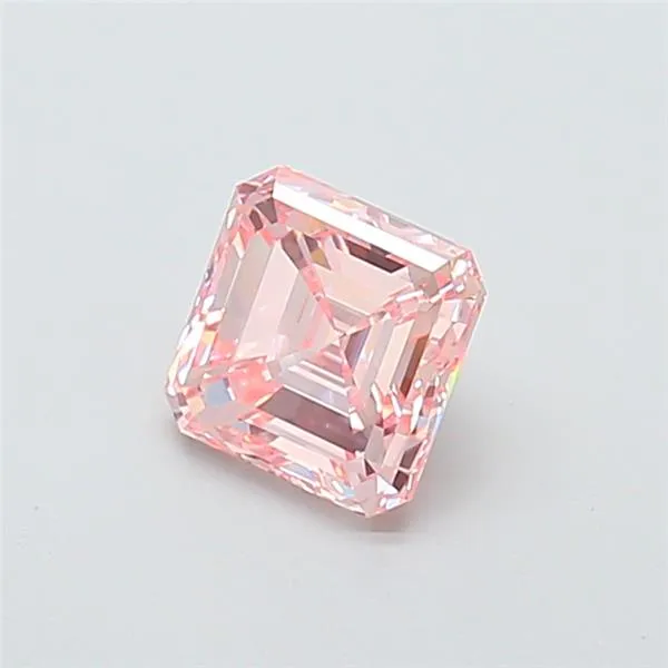 2.03ct Asscher Lab Grown Diamond (Colour Fancy Intense Pink, Clarity VVS2, IGI Certified)