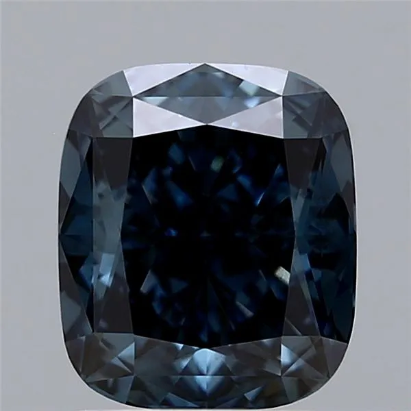 2.03ct Cushion modified Lab Grown Diamond (Colour Fancy Deep Greenish Blue, Clarity VS2, IGI Certified)