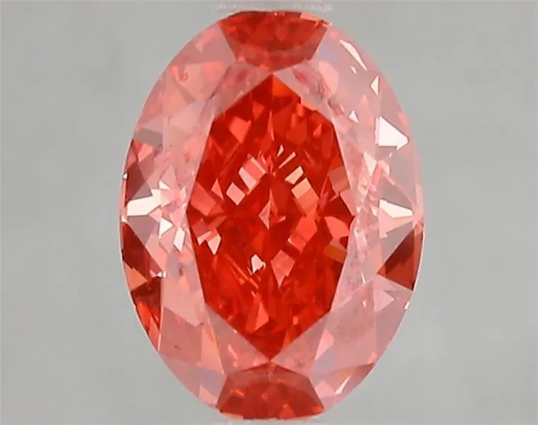 2.03ct Oval Lab Grown Diamond (Colour Fancy Vivid Pink, Clarity VVS2, IGI Certified)