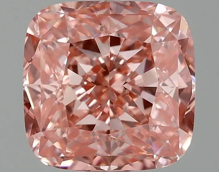 2.04ct Cushion modified Lab Grown Diamond (Colour Fancy Vivid Pink, Clarity VS2, IGI Certified)