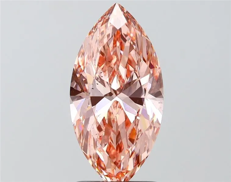 2.04ct Marquise Lab Grown Diamond (Colour Fancy Intense Pink, Clarity VS2, IGI Certified)