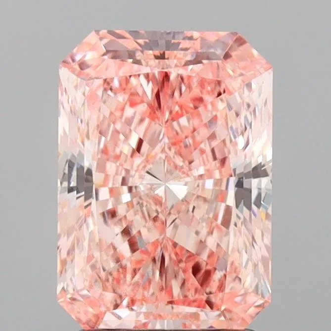 2.04ct Radiant Lab Grown Diamond (Colour Fancy Intense Pink, Clarity VVS2, IGI Certified)