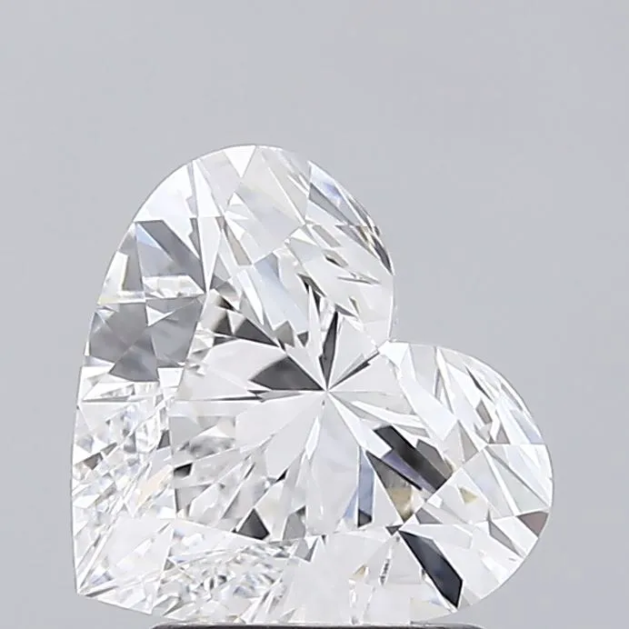 2.05ct Heart Lab Grown Diamond (Colour D, Clarity VVS1, IGI Certified)