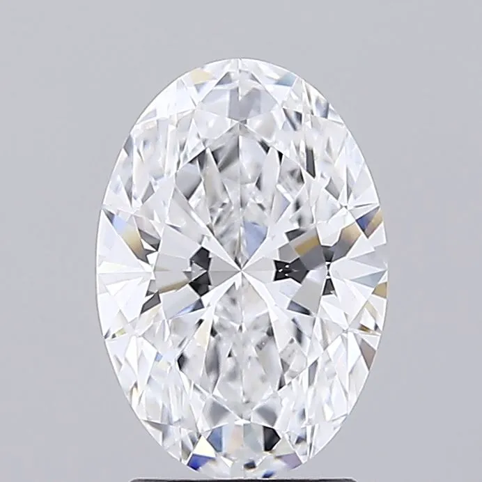 2.05ct Oval Lab Grown Diamond (Colour D, Clarity VVS1, GIA Certified)