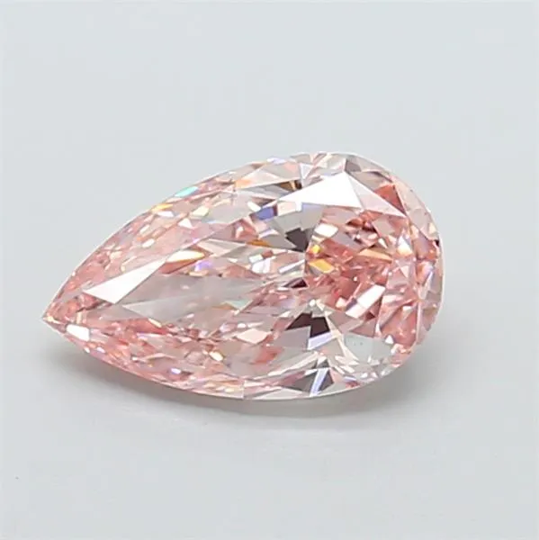 2.05ct Pear Lab Grown Diamond (Colour Fancy Intense Pink, Clarity VS2, IGI Certified)