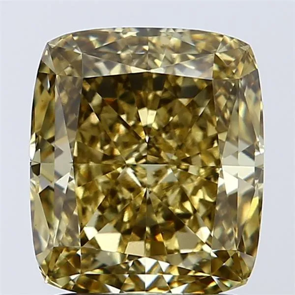 2.07ct Cushion modified Lab Grown Diamond (Colour Fancy Gray Yellow, Clarity VS1, IGI Certified)