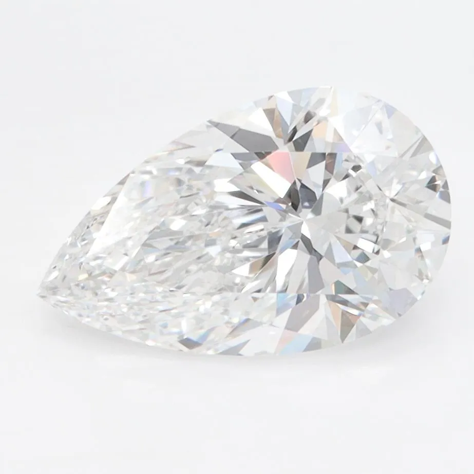 2.07ct Pear Lab Grown Diamond (Colour D, Clarity VVS1, IGI Certified)