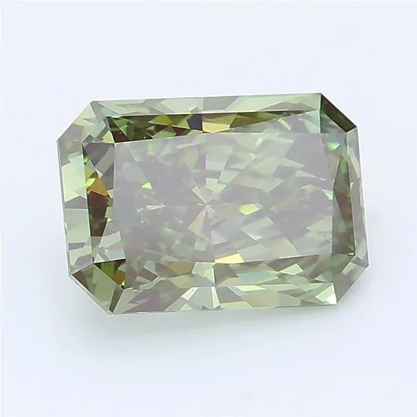 2.07ct Radiant Lab Grown Diamond (Colour Fancy Vivid Green, Clarity VVS2, IGI Certified)