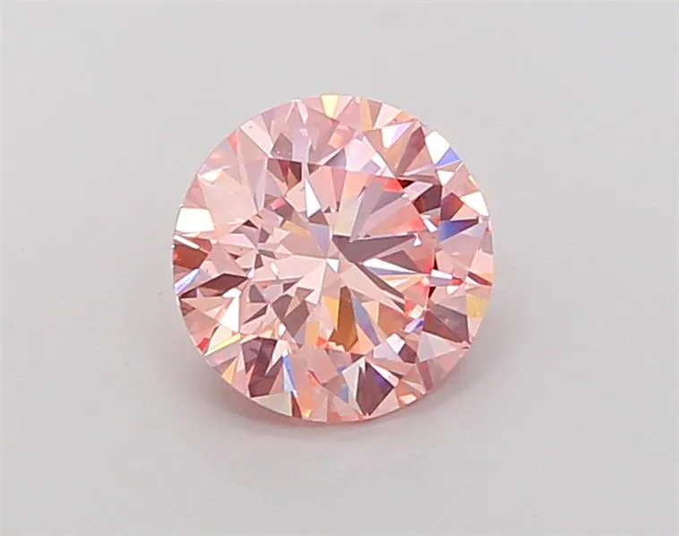 2.07ct Round Lab Grown Diamond (Colour Fancy Intense Pink, Clarity VS1, Cut ID, IGI Certified)