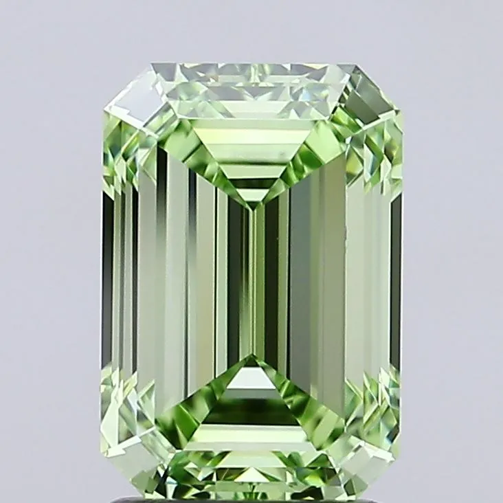 2.08ct Emerald Lab Grown Diamond (Colour Fancy Vivid Green, Clarity VVS1, IGI Certified)