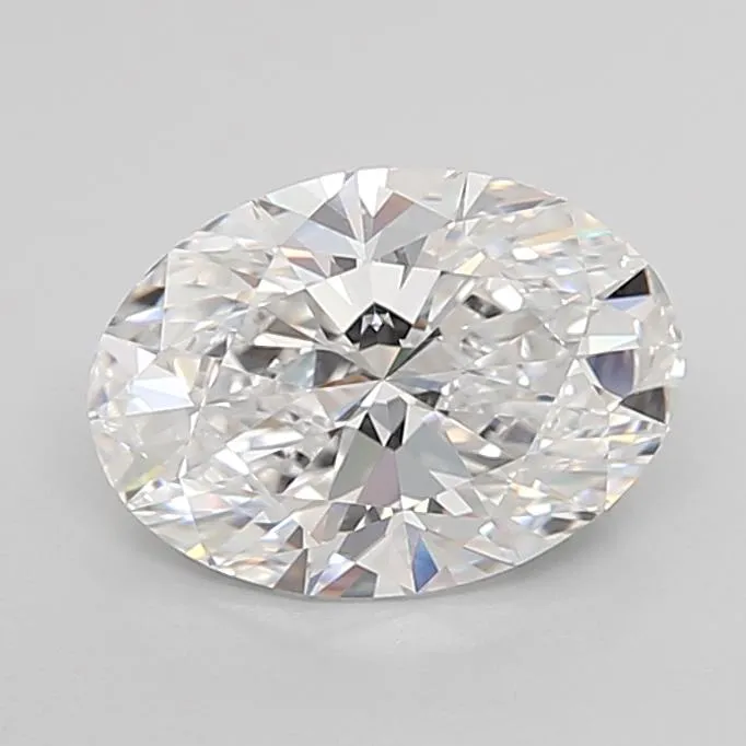 2.08ct Oval Lab Grown Diamond (Colour D, Clarity IF, Cut EX, IGI Certified)
