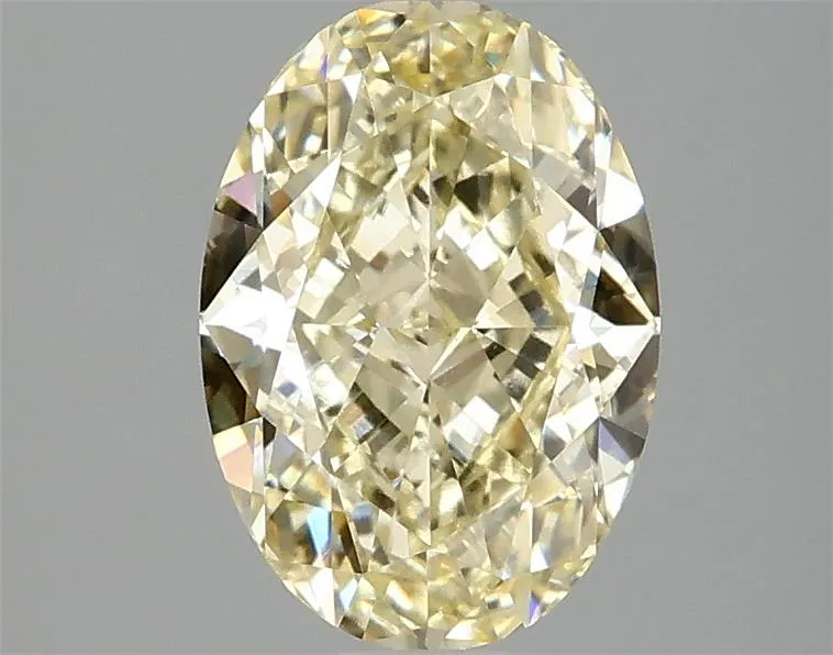 2.08ct Oval Lab Grown Diamond (Colour Fancy Yellow, Clarity VVS2, IGI Certified)